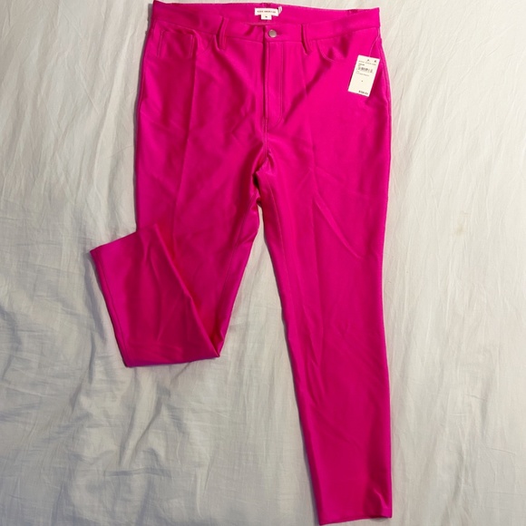 Good American Compression Shine Leggings in Fuchsia Pink *NWT* - Picture 4 of 8